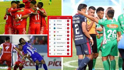 La tabla de posiciones del Torneo Clausura 2022 tras la disputa de la jornada 7.