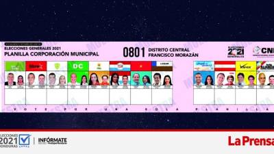 Profesionales de distintas carreras participan por la municipalidad de la capital.