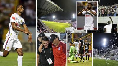 Las imágenes de la clasificación del Olimpia a las semifinales de la Liga Concacaf 2022 tras ganar al Diriangén de Nicaragua y el festejo de los olimpistas en un marco impresionante en el estadio Morazán.