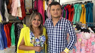 Yolanda Herrera y Alexander Enamorado.