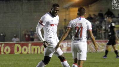 Yustin Arboleda ha marcado dos goles contra el Honduras Progreso.