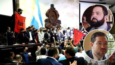 Jorge Cálix y Luis Redondo se disputan la presidencia del Congreso Nacional.