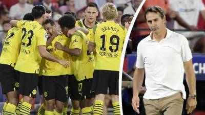 El Borussia Dortmund goleó al Sevilla de Julen Lopetegui en la Champions League.