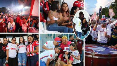 Las imágenes del gran ambiente del partido de ida de la final de la Liga Concacaf 2022 entre Olimpia y Alajuelense en el estadio Nacional Chelato Uclés.