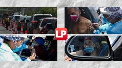 Los centros de vacunación con autoservicio, una medida tomada por Salud en los últimos días, abrieron operaciones a eso de las 8:00 am. en varios puntos de la capital hondureña.