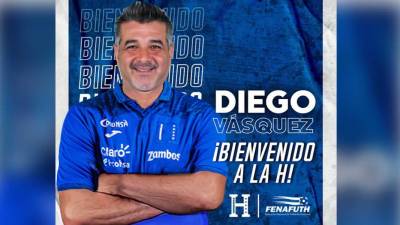 Diego Vázquez es el nuevo entrenador de la Selección de Honduras.