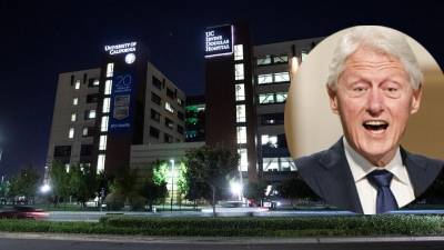 Fachada del hospital en el que está ingresado Bill Clinton.