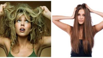 El cabello seco te hace lucir un mal aspecto.