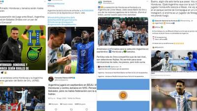 Se confirmó el amistoso Argentina-Honduras para la fecha FIFA de septiembre y así reaccionaron los medios tanto hondureños como argentinos. En las redes sociales también hablaron del partido que se jugará en Miami, Estados Unidos.