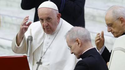 El papa Francisco en una audiencia celebrada en El Vaticano.