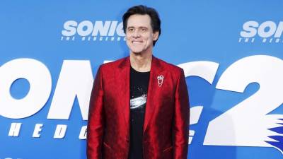 Jim Carrey en el estreno de la película ‘Sonic the Hedgehog 2’.