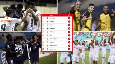 Así marcha la tabla de posiciones del Torneo Clausura 2022 tras jugarse la jornada 16.