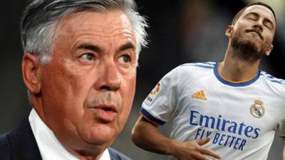 Ancelotti le abró la puerta de salida a Eden Hazard en el Real Madrid.