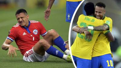 La Brasil de Neymar y Vinicius goleó a Chile en la eliminatoria de la Conmebol rumbo al Mundial de Qatar 2022.