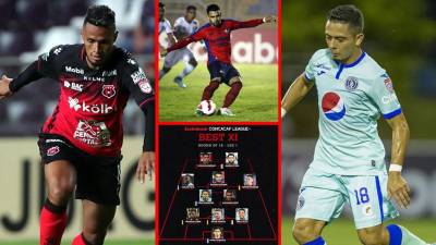 La Liga Concacaf presentó el 11 ideal de los partidos de ida de los octavos de final. Cinco futbolistas hondureños fueron incluidos, destacando por grandes actuaciones.