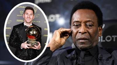 Pelé mandó un mensaje de felicitación para Lionel Messi por ganar el Balón de Oro 2021.