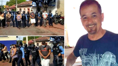 Los detenidos redicen en el municipio de Santa Ana de Yusguare.