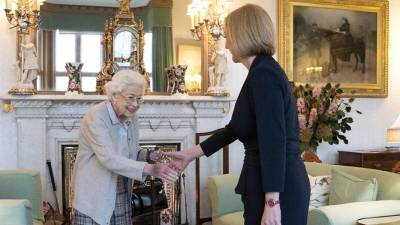 La reina Isabel II recibió el pasado martes a Liz Truss durante una audiencia en Balmoral.