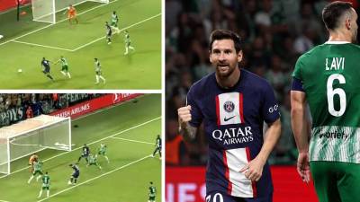 Lionel Messi marcó su primer gol en esta Champions League 2022-2023 contra el Maccabi Haifa.
