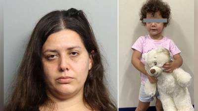 Carolina Vizcarra de 33 años, y su hija de 2 años.