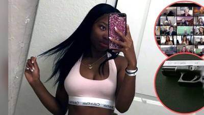 La mujer se desplomó frente a sus compañeros de trabajo en medio de una videoconferencia.