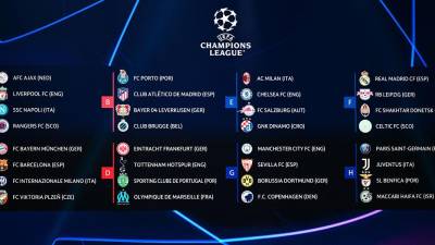 La UEFA sorteó la fase de grupos de la Champions League.
