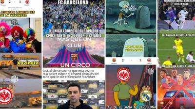 Los memes destrozan a la Xavineta tras la eliminación del Barcelona en los cuartos de final de la Europa League contra el Eintracht Frankfurt.