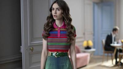 La actriz Lily Collins.