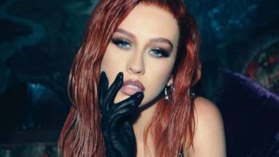 La cantante Christina Aguilera.