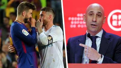 Gerard Piqué mandó al presidente de la Federación Española de Fútbol, Luis Rubiales, un comprometido mensaje de voz de Sergio Ramos.