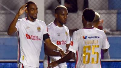 Jerry Bengtson abrió el marcador para el triunfo del Olimpia sobre el Vida en la jornada 10 del Torneo Apertura 2022.