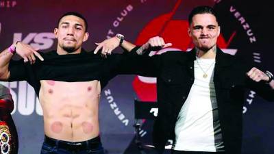 Teófimo López y Kambosos Jr. llevan meses alistándose para el combate.