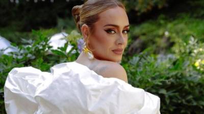 La cantante Adele.