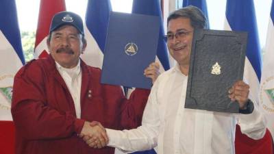 El acuerdo de límites, denominado “Tratado Integracionista del Bicentenario”, fue suscrito en Managua por Ortega y Hernández, en una actividad anunciada poco antes de iniciar el 27 de octubre.
