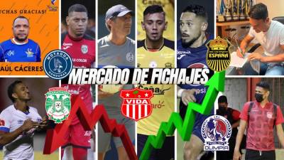 Los movimientos más importantes de las últimas horas en el mercado de fichajes del fútbol de Honduras.