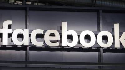 Logo de Facebook, propiedad de Meta.