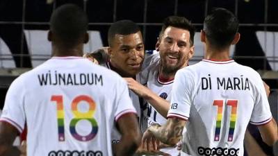 Lionel Messi y Kylian Mbappé lideraron el triunfo del PSG (0-4) en el campo del Montpellier.