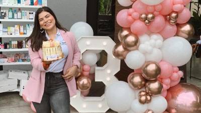 La emprendedora Odalys Cárcamo.