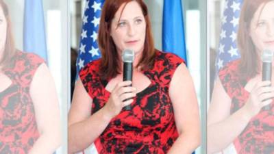 Heide Fulton, encargada de Negocios de la Embajada de Estados Unidos.