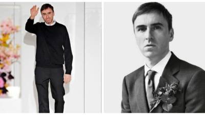 El diseñador Raf Simons.