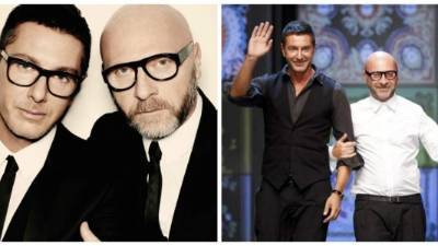 Los diseñadores Dolce & Gabbana.