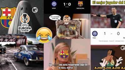 Las burlas le llueven al Barcelona luego de su derrota contra el Inter de Milán (1-0) en la UEFA Champions League. Estos son los mejores memes que dejó el partido.