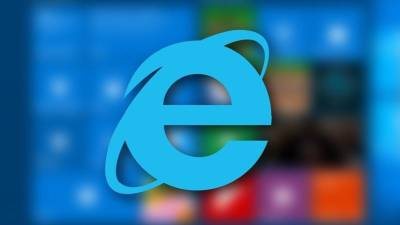 El recordado logo de Internet Explorer.
