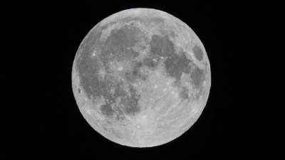 Vista de la Luna llena, en una fotografía de archivo.