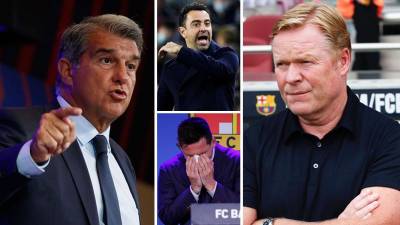 Ronald Koeman habló de lo que hubo detrás de la salida de Messi, la relación con Laporta y la sorprendente revelación sobre Xavi.