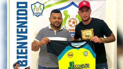Erick Andino es nuevo delantero de Los Potros del Olancho FC.
