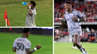 Romell Quioto anotó dos goles con el CF Montreal frente al DC United.