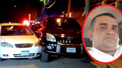 El conductor murió en el interior de la unidad de taxi.