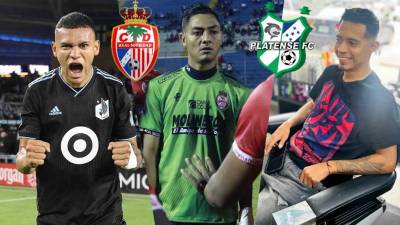 Kervin Arriaga y Bayron Méndez le recordaron a José Mariano Pineda su paso por el Platense.