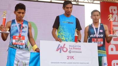 El guatemalteco José González ganó el primer lugar de la Maratón Internacional de LA PRENSA.